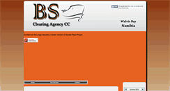 Desktop Screenshot of bsclearingagency.com